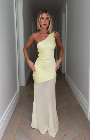 Vip Vibes Maxi Dress Lemon